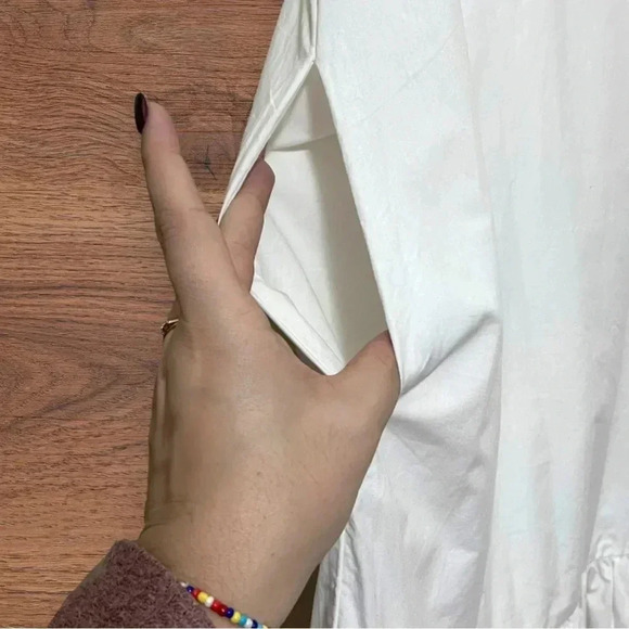 Small The Drop Women's Ilana Loose Sleeveless Wide-Hem Poplin Maxi Dress - Picture 8 of 9